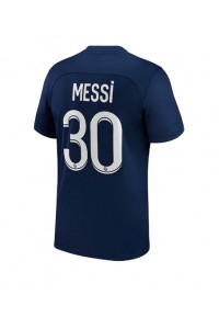 Paris Saint-Germain Lionel Messi #30 Fotballdrakt Hjemme Klær 2022-23 Korte ermer